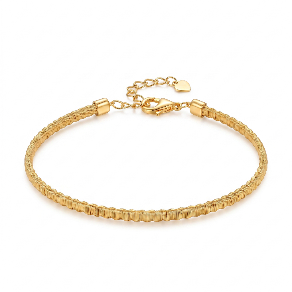 Winding Wire Adjustable Bracelet