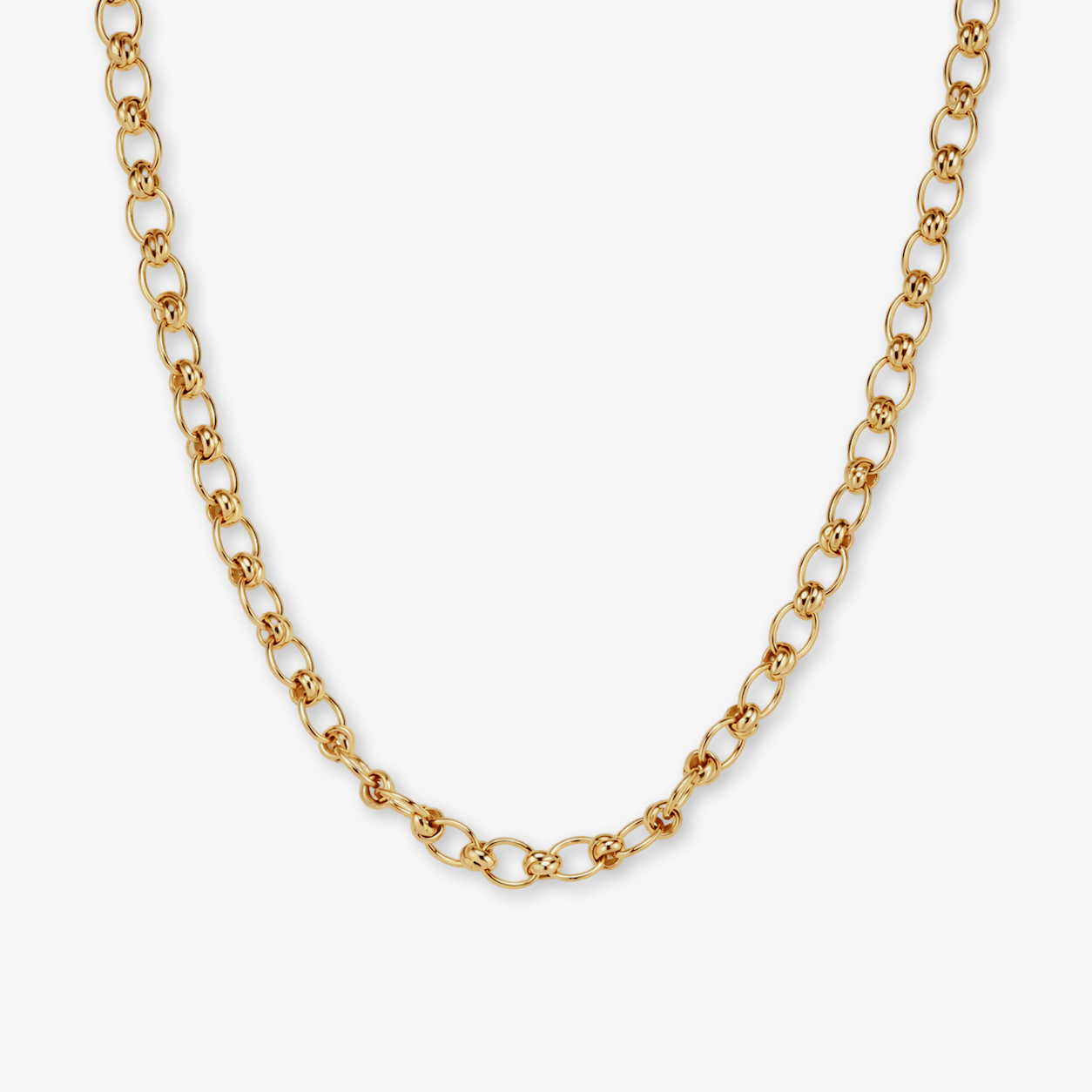 Oval Link Chain Necklace