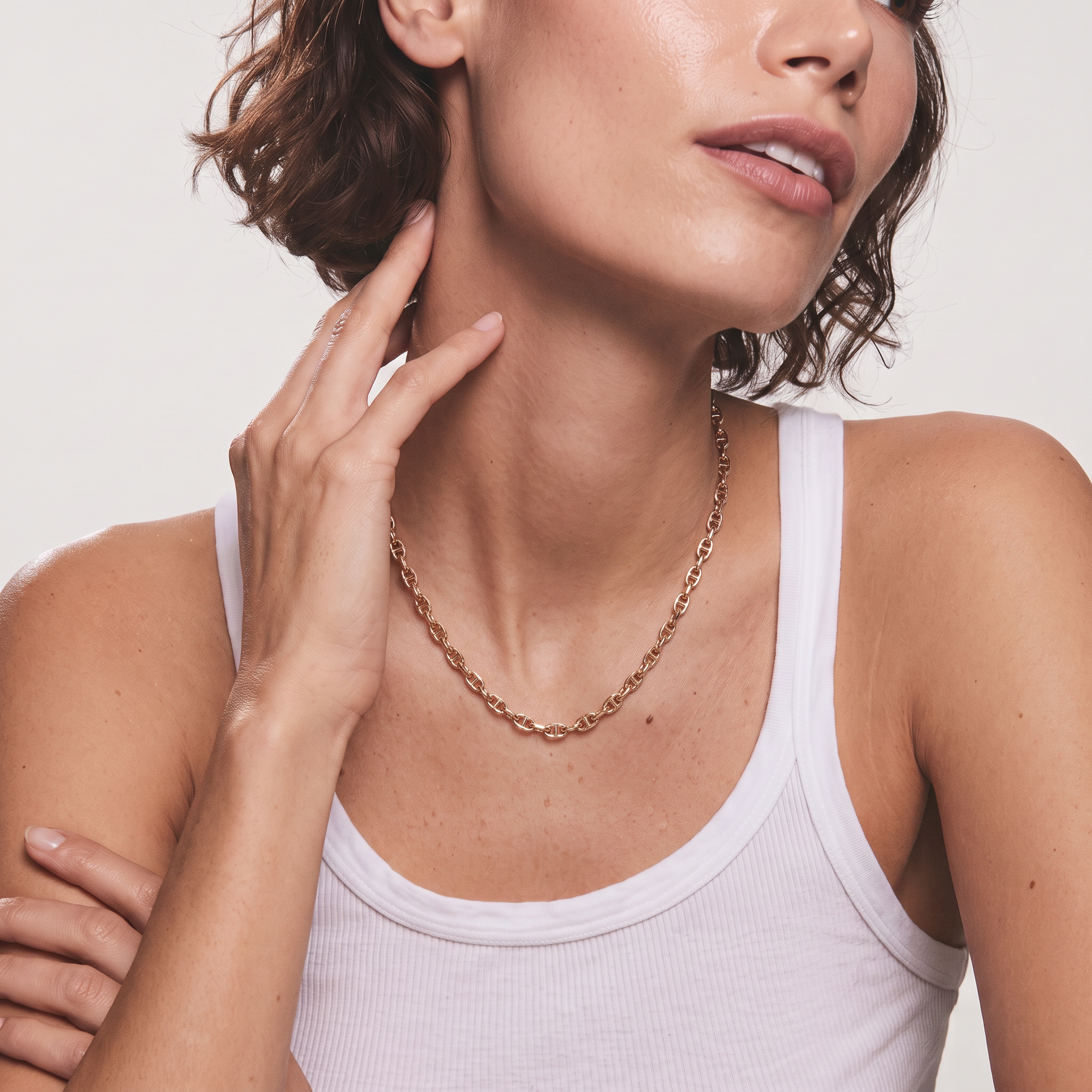 Anchor Link Chain Necklace