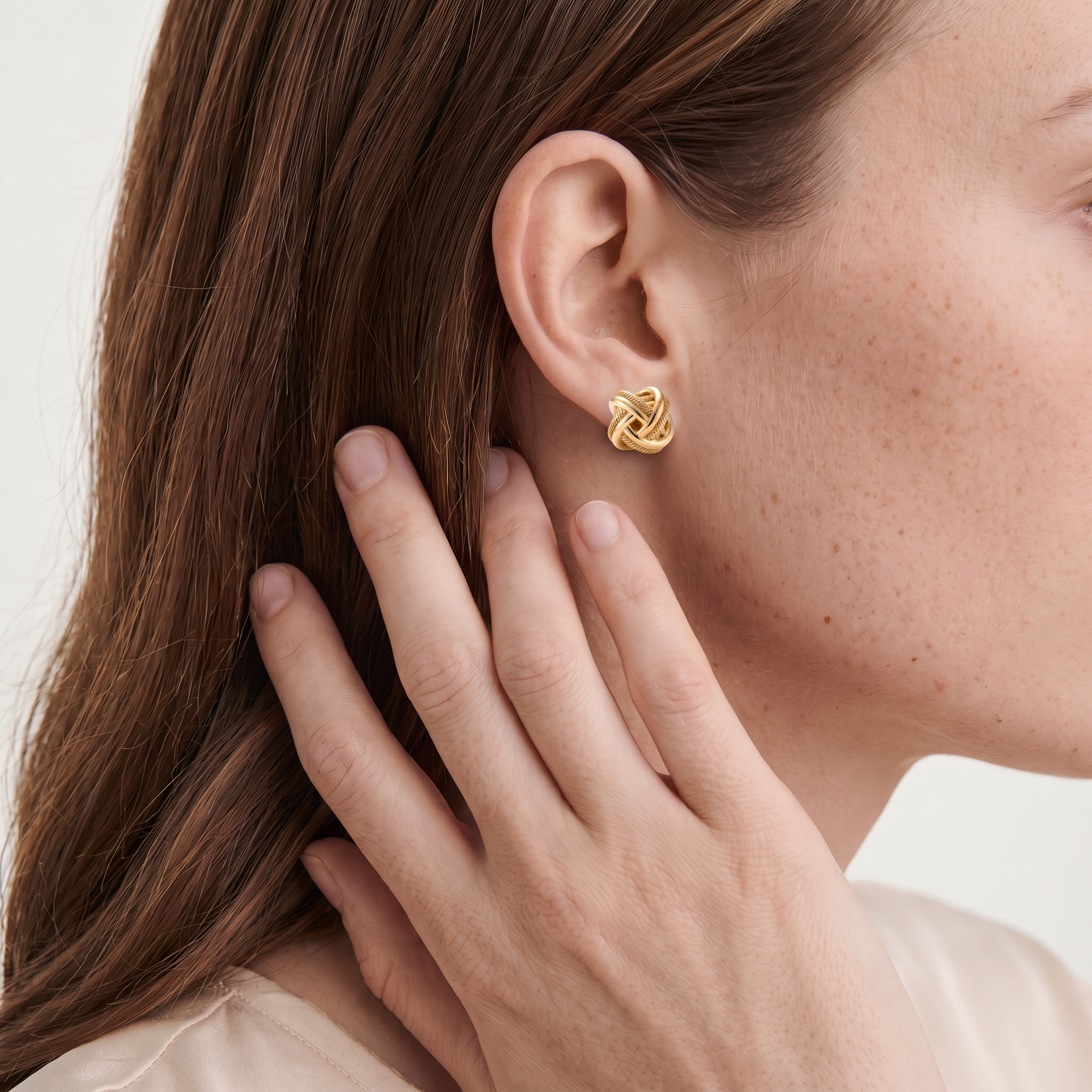 Eternal Knot Stud Earrings