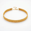 Velvet Brushed Wide Choker Necklace