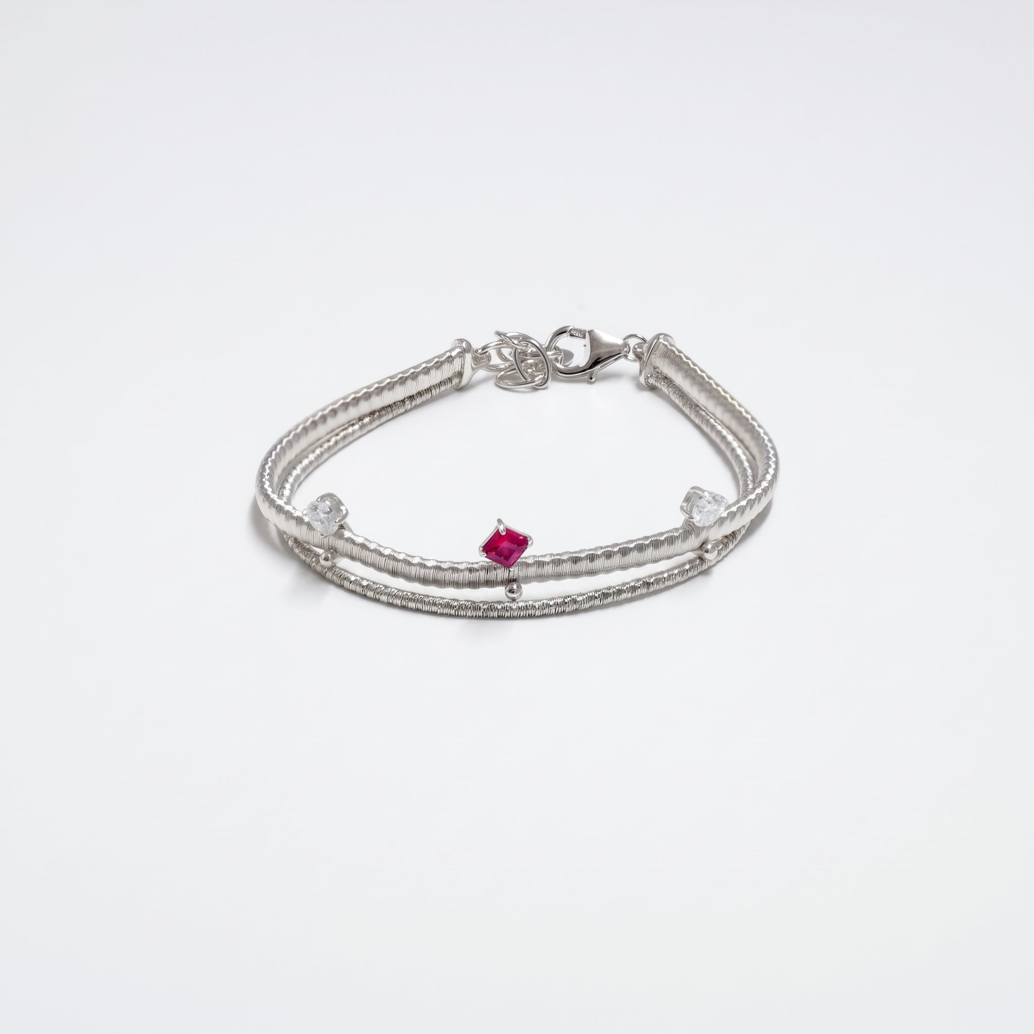 Texture Coil Triple Station Bracelet