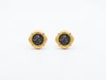 Amazon Warrior Coin Stud Earrings