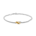 Interlocking Ring Cable Chain Bracelet