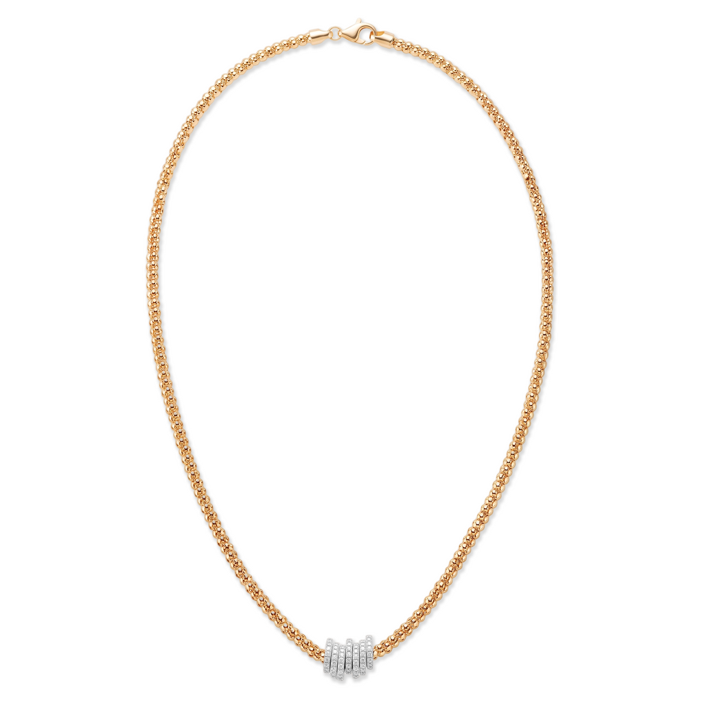 Multi-Ring Chain Necklace
