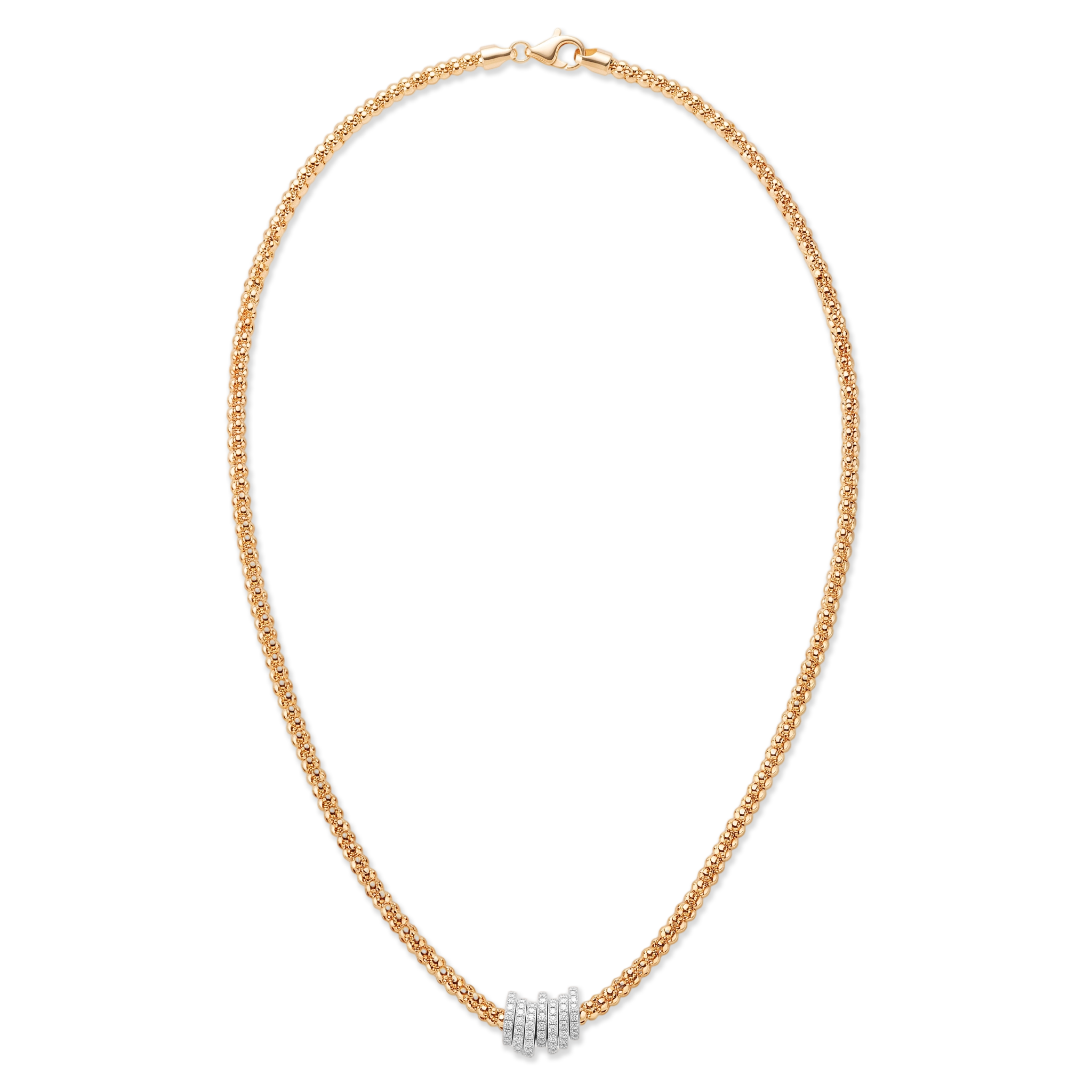 Multi-Ring Chain Necklace