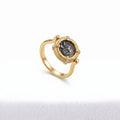 Merido Ancient Coin Spinner Ring