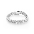 Large Oval Pavé Tennis Bracelet