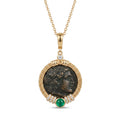 Hercules Ancient Coin Pendant Necklace