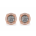 Medusa Teardrop CZ Stud Earrings